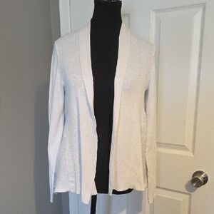89th & Madison Cream Open-Front Cardigan